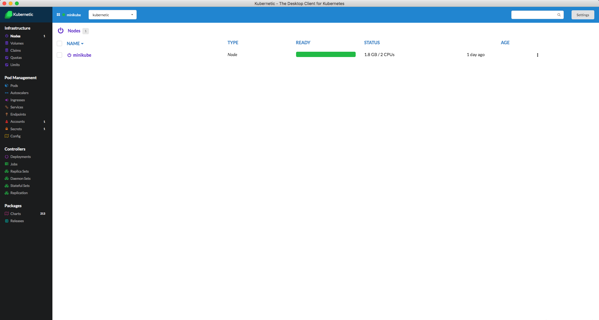 Nodes: Visualizing a minikube cluster